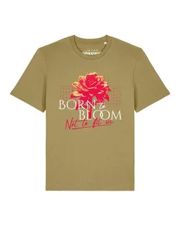 watapparel watapparel T-Shirt Unisex Born to bloom – Produktbild 1 von 1