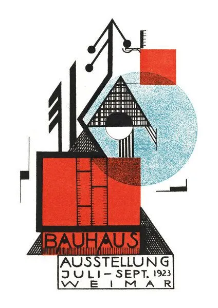 Photocircle Photocircle Poster / Leinwandbild - Bauhaus Austellung Weimar 1923 (weiß) – Produktbild 2 von 8