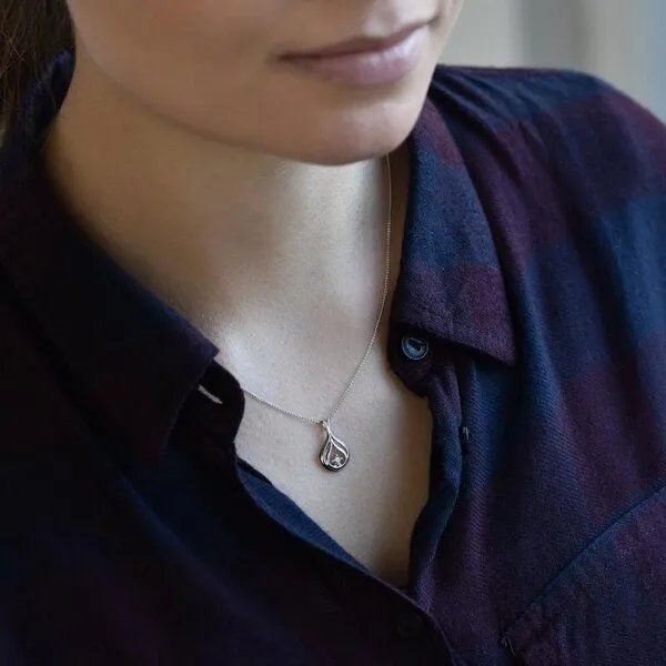 Eppi Eppi Elegante Diamanten-Halskette Tommie, Rosa, – Produktbild 3 von 4