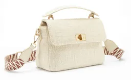 Vivance by Lascana Umhängetasche Schultertasche, Tragetasche, Crossbody Bag, Damentasche, Strandtasche, Handtasche Damen zum Umhängen mit besticktem Schulterriemen VEGAN – Produktbild 1 von 1