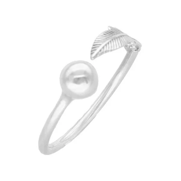 pakilia pakilia Silber Ring Feder Kugel Fair-Trade und handmade – Produktbild 1 von 4