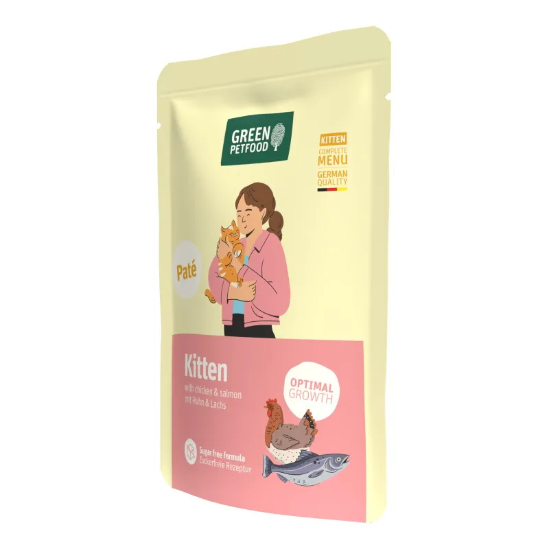 Green Petfood Green Petfood Cat Paté Kitten 8 x 85 g – Produktbild 1 von 2