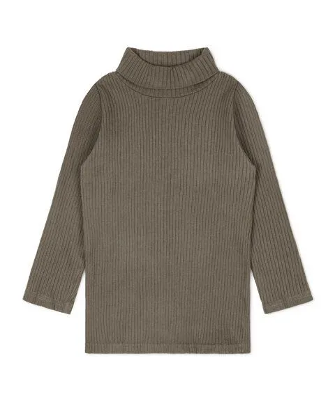 MATONA Matona Rollkragen-Shirt für Kinder aus Bio-Baumwolle / Jersey Turtleneck Kids, Grün, – Produktbild 1 von 2