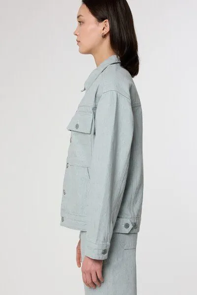 DAWN Jacke DUNE Boxy Non-Stretch DAWN Regenerative & Recycelte Baumwolle – Produktbild 3 von 5