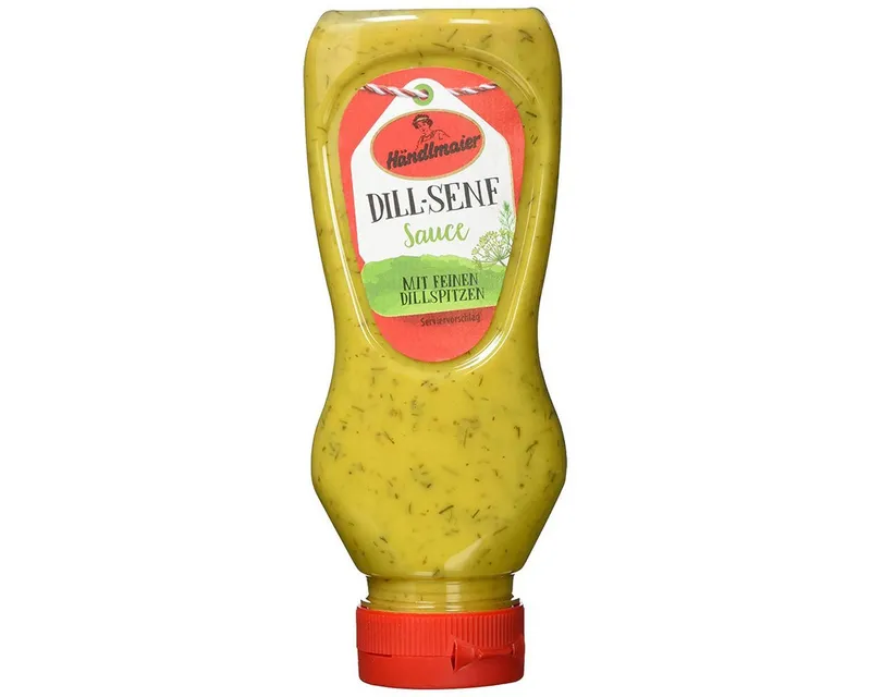 Händlmaier Saucen, Händlmaier Dill Senf Sauce Vegan Milde Schärfe Flasche 225ml – Produktbild 1 von 1
