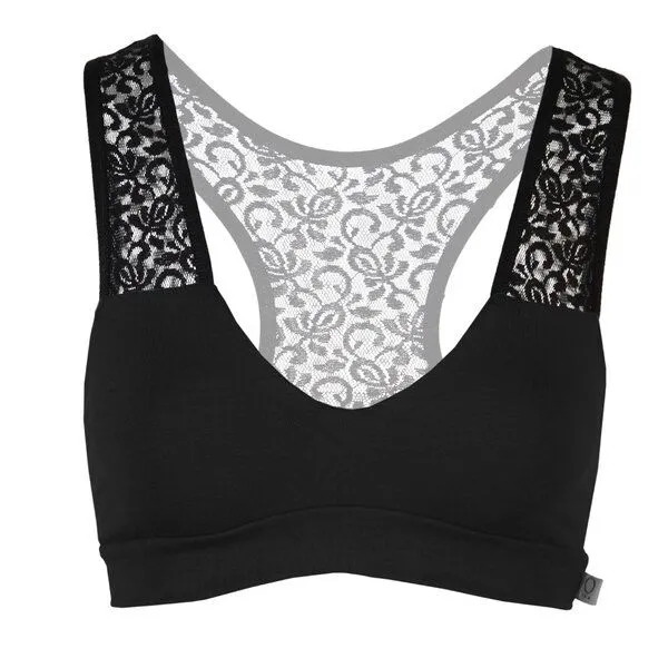Frija Omina Frija Omina Bio-Bustier Jondel-Top, Schwarz, – Produktbild 3 von 3