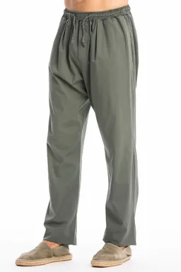 RAVENS VIEW IBIZA RAVENS VIEW IBIZA Herren vegan Hose Kenzo Olivgrün – Produktbild 1 von 1