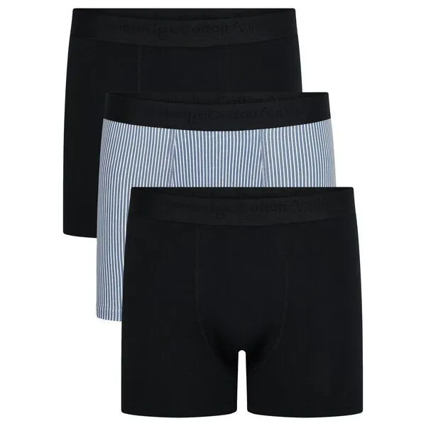 KnowledgeCotton Apparel KnowledgeCotton Apparel Herren-Unterhosen im 3er-Pack, Item colour, – Produktbild 1 von 4