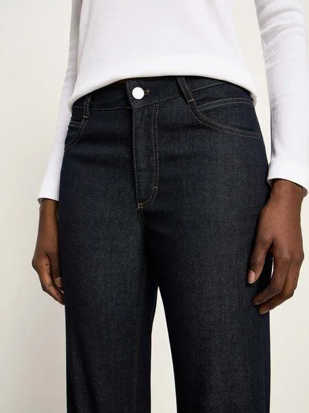 LANIUS LANIUS Jeans mit Aufschlag (GOTS) aus Bio-Baumwolle, Blue, – Produktbild 4 von 4