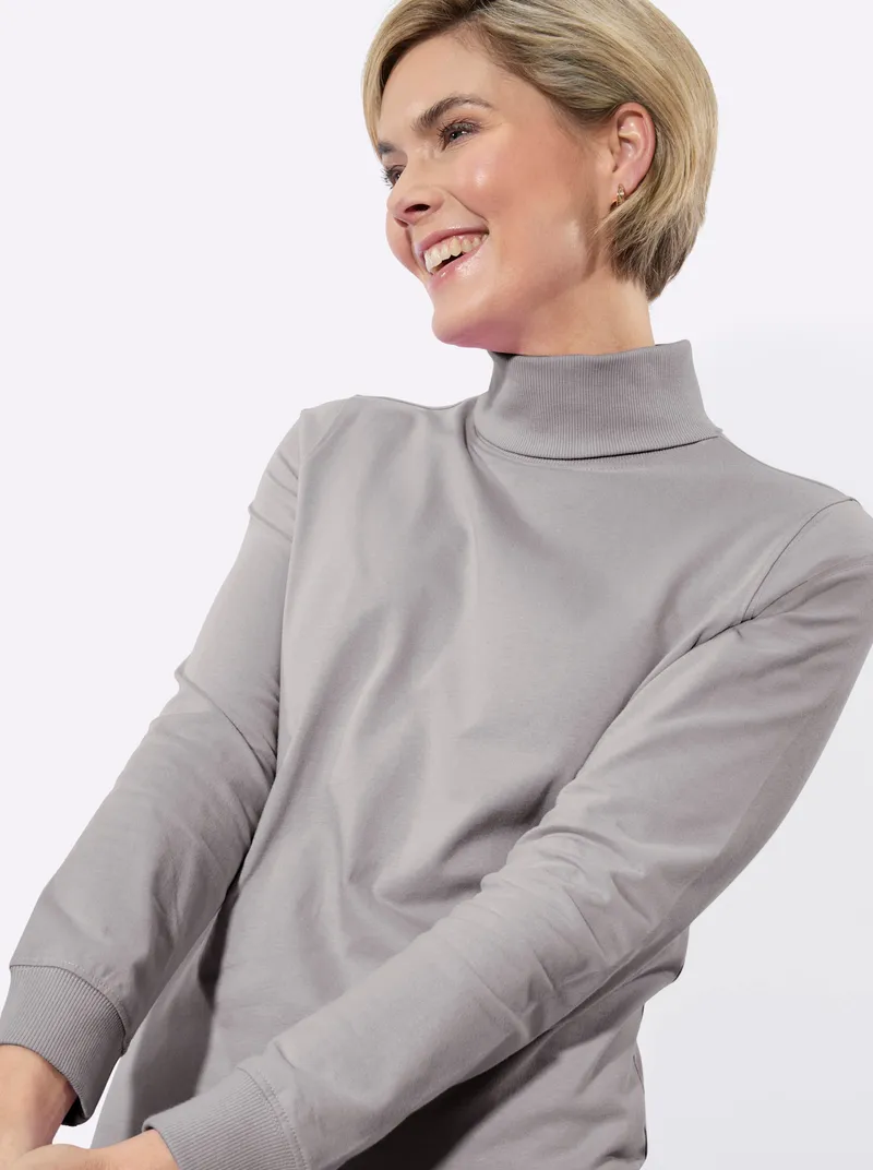 Witt Rollkragenshirt steingrau + anthrazit, Steingrau + anthrazit, – Produktbild 3 von 3