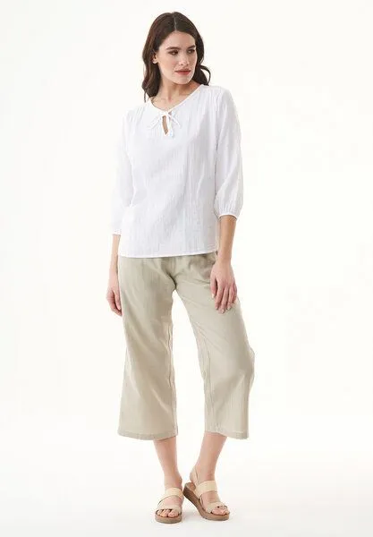 ORGANICATION ORGANICATION Bluse aus Bio-Baumwolle, Weiß(white), – Produktbild 2 von 4
