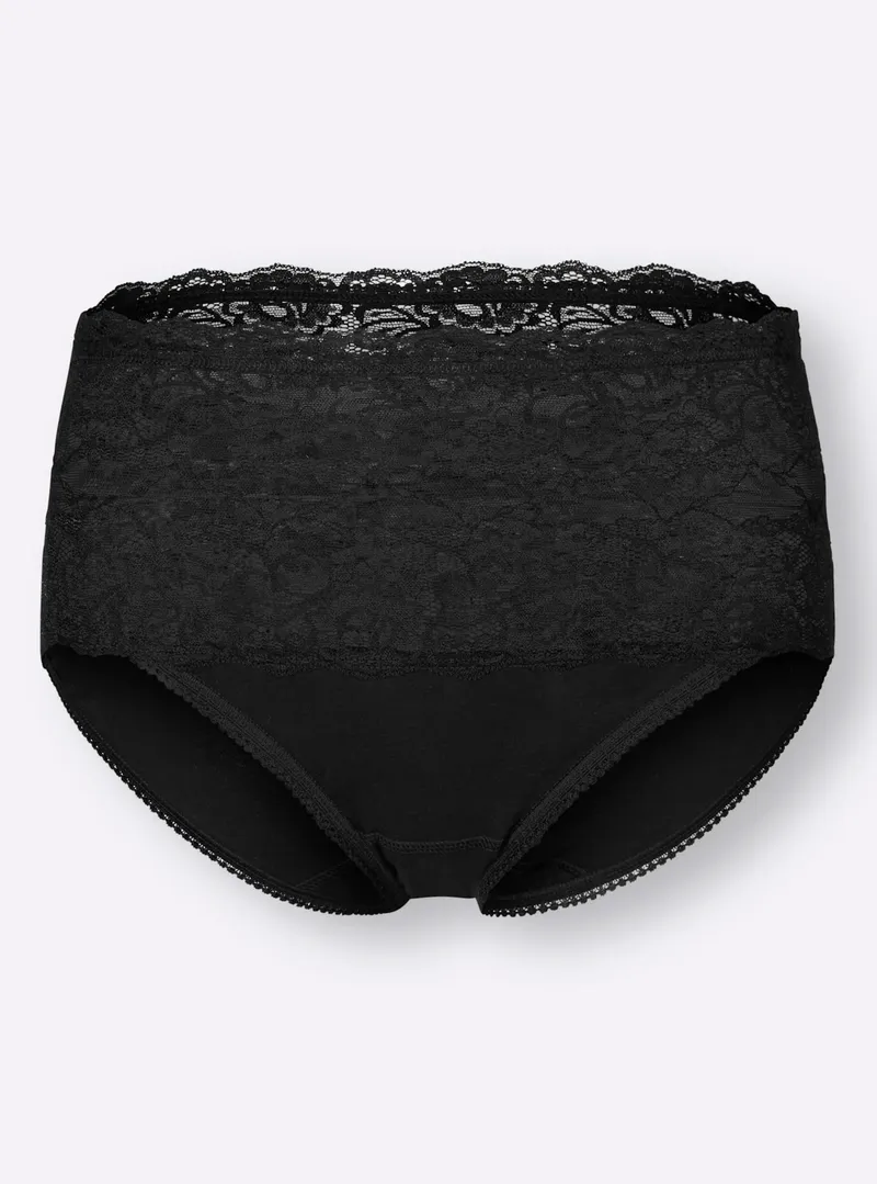 wäschepur Taillenslip schwarz, Schwarz, – Produktbild 2 von 2