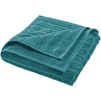 HANS NATUR Handtuch Bio-Baumwolle Frottee Streifen petrol Maße 70 x 140 cm – Produktbild 1 von 1