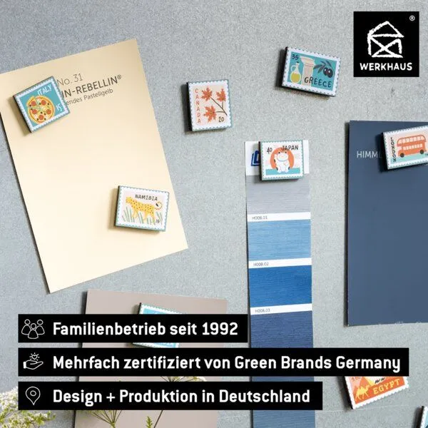 WERKHAUS WERKHAUS Magnet-Set - Briefmarken 1 – Produktbild 4 von 4