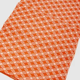 LANARTO slow fashion LANARTO slow fashion Schal Muster 'Blütenkaro' zweifarbig gestrickt aus mulesingfreier Merinowolle – Produktbild 1 von 1