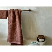 Yumeko Duschtücher Dots 70x140 cm - 2 Stk - "Yumeko" aus Bio-Baumwolle, Mud rose, – Produktbild 1 von 1