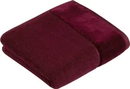 VOSSEN VOSSEN Handtuch Pure, Webfrottier (1-St), Baumwolle & VEGAN, mit eleganter Veloursbordüre – Produktbild 1 von 1