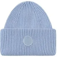KnowledgeCotton Apparel KnowledgeCotton Apparel Woll-Mütze - Rib Beanie - aus 100% Merino Wolle, Blau (asley blue), – Produktbild 2 von 5