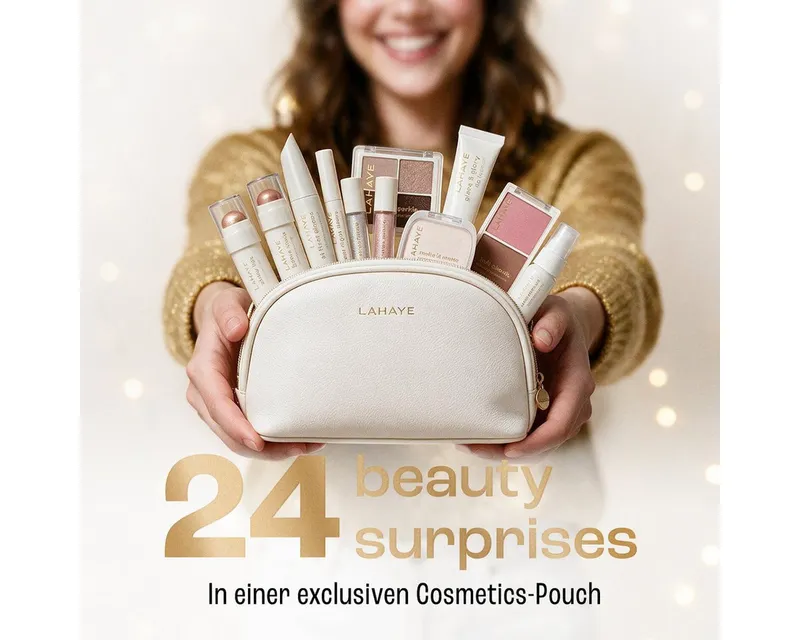 LAHAYE Adventskalender Beauty 2026 "be gorgeous" - (Set), 24 Beauty & Make-up Überraschungen – Produktbild 3 von 5