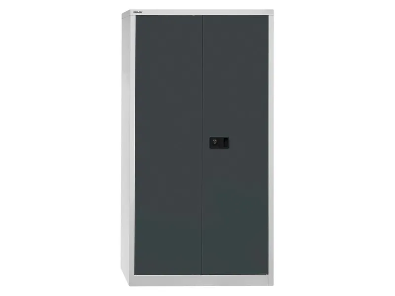 Bisley Bisley Flügeltürensch. "UNIVERSAL" 4 OH, Breite 91,4 cm lichtgrau/anthrazitgrau – Produktbild 1 von 1