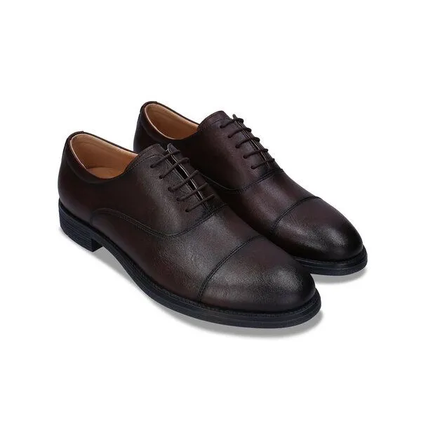 Nae Vegan Shoes Nae Vegan Shoes NAE | Ben Vegan Cap-Toe Oxford shoe, Brown, – Produktbild 3 von 4