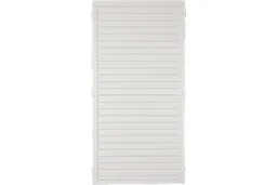 woodstore24 Sichtschutzzaun Kunststoff weiß 90 x 180 cm (Serie Juist) – Produktbild 1 von 1