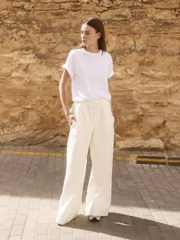 WOTE WOTE Offwhite Wide Leg aus Organic Cotton – Produktbild 1 von 1