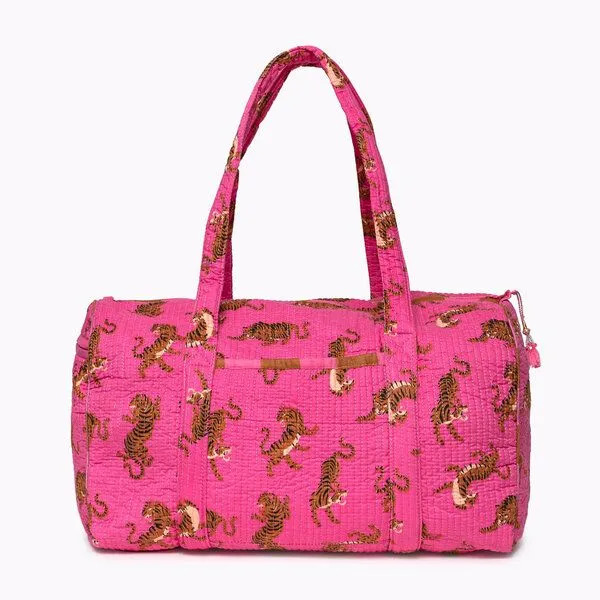 KIKOONI KIKOONI handgefertigte große Baumwolltasche "K. Shopper", Electric tigress 2, – Produktbild 4 von 4