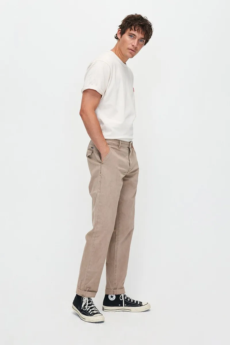 Kuyichi Kuyichi Herren vegan Chino-Hose Darren Beige, Beige, – Produktbild 3 von 3