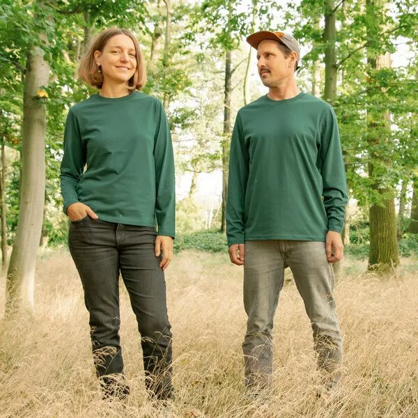 Cmig Cmig Franzi Fuchs Langarmshirt unisex, Grün, – Produktbild 3 von 4