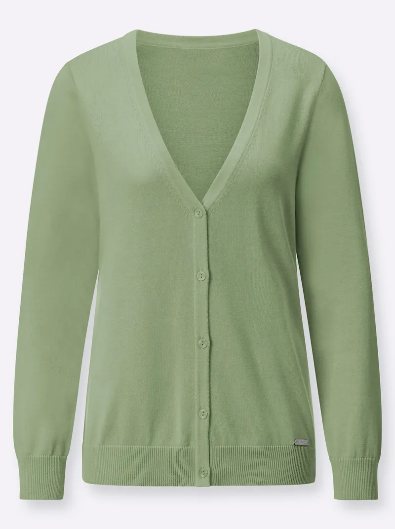 Witt Strickjacke eucalyptus, Eucalyptus, – Produktbild 2 von 2