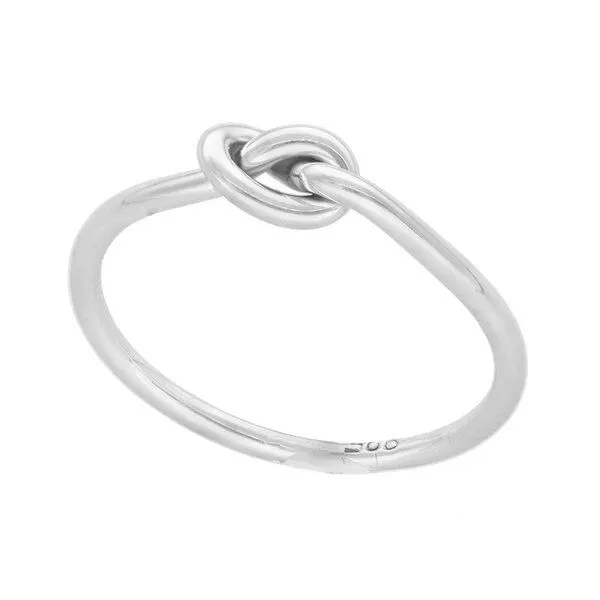 pakilia pakilia Silber Ring Brezel – Produktbild 4 von 5