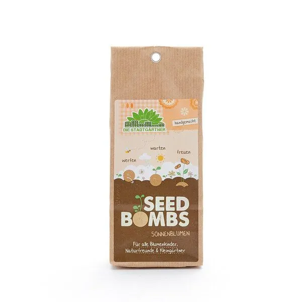 Die Stadtgärtner Die Stadtgärtner Seedbombs Sonnenblumen I 5 Samenbomben mit verschiedenen Sonnenblumen – Produktbild 3 von 4