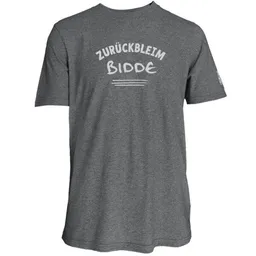 Spirit of Hamburg Spirit of Hamburg Biobaumwoll T-Shirt mit Spruch „ZURÜCKBLEIM BIDDE“ – Produktbild 1 von 1