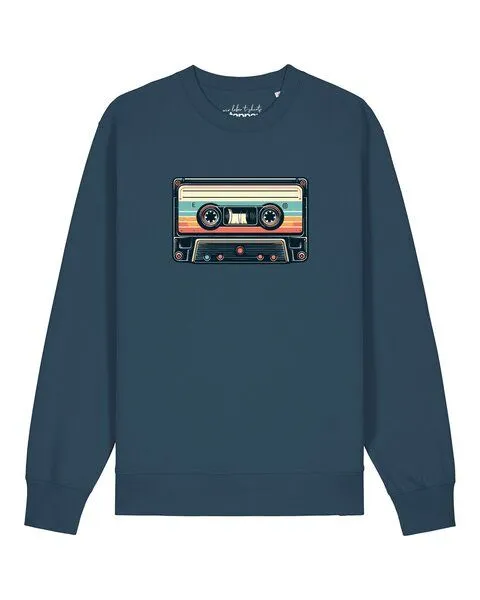 watapparel watapparel Sweatshirt Unisex Retro Kassette, Stargazer, – Produktbild 1 von 2