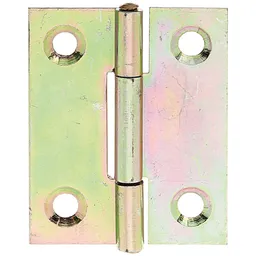 Alberts ALBERTS Scharnier, galv. gelb verzinkt, LxB 41x33 mm – Produktbild 1 von 1
