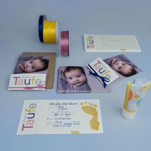 KINDACUTE KINDACUTE 20x DIY Taufeinladung – Produktbild 4 von 4