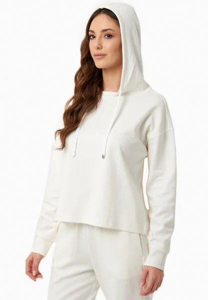 ORGANICATION ORGANICATION Sweathoodie aus Bio-Baumwolle und TENCEL Modal, Off white, – Produktbild 3 von 4