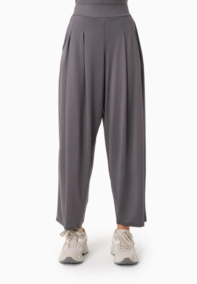 ORGANICATION ORGANICATION Damen vegan Hose Peeny Shadow, Dunkelgrau, – Produktbild 1 von 1