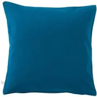 HANS NATUR Kissenbezug Bio-Baumwolle Biber-Qualität blau Maße 40 x 40 cm – Produktbild 1 von 1