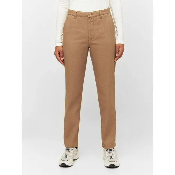 KnowledgeCotton Apparel KnowledgeCotton Apparel Mom-Fit Hose IRIS aus Bio-Baumwolle, Braun (brown sugar), – Produktbild 1 von 3