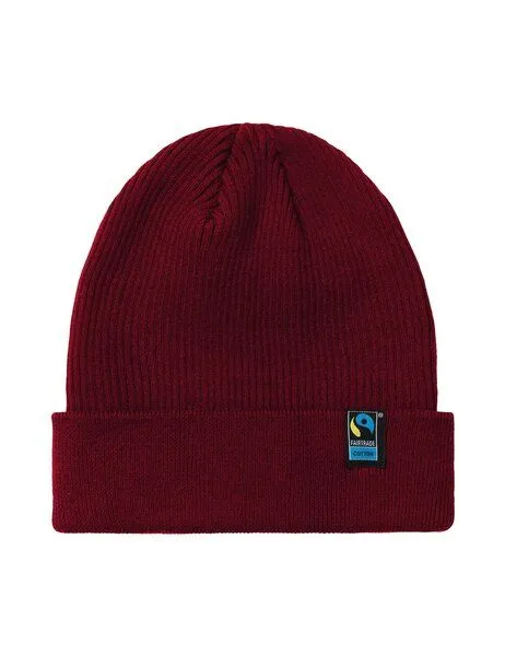 Neutral Neutral Damen / Herren Mütze Mixed Knit Beanie Winter, Bordeaux, – Produktbild 2 von 4