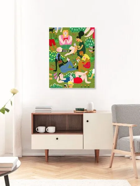 Photocircle Photocircle Poster / Leinwandbild - Summer Reading Club – Produktbild 3 von 4