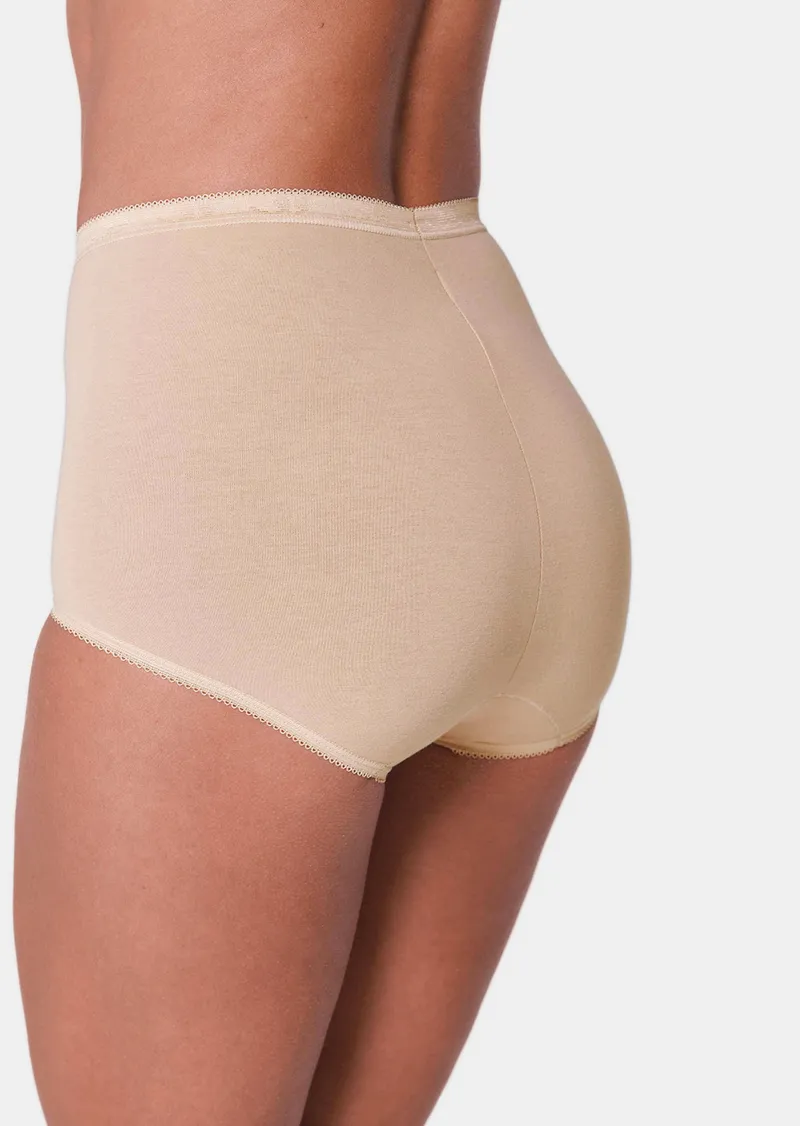 Sloggi Taillenslip im 2er-Pack - caramel - Gr. 38 von Goldner Fashion, Braun, – Produktbild 2 von 3