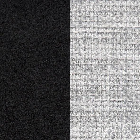 DOMO collection Ecksofa PB MORIC wahlweise mit Bettfunktion + Armteilverstellung, L-Form, im XXL-Format, B/T/H:300/172/80 cm, feine Steppung, Schwarz|silberfarben, – Produktbild 4 von 7