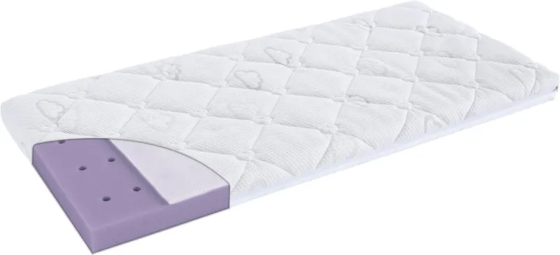 Träumeland Babymatratze WIEGE Brise Light passend für BabyBay Midi Größe 40 x 80 x 6 cm, Träumeland, 6 cm hoch, (1-tlg), Weiß, – Produktbild 2 von 5