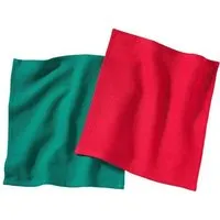weltPartner weltPartner 2er-Set Spültücher fair + aus Bio-Baumwolle, 30x30 cm, Rot-grün, – Produktbild 1 von 1