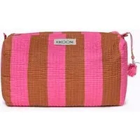 KIKOONI KIKOONI handgefertigte Kosmetiktasche "Bold Stripes" – Produktbild 1 von 1