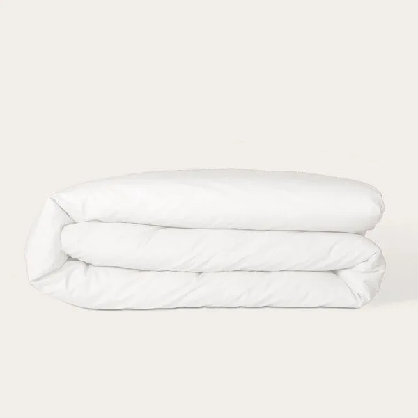 KUSHEL KUSHEL Bettdeckenbezug Perkal aus Bio Baumwolle, Snow white (weiß), – Produktbild 1 von 4