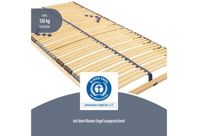 Beco Lattenrost Blue Royal NV, Beco, Kopfteil nicht verstellbar, Fußteil nicht verstellbar, ausgezeichnet mit dem Blauen Engel – Produktbild 4 von 5
